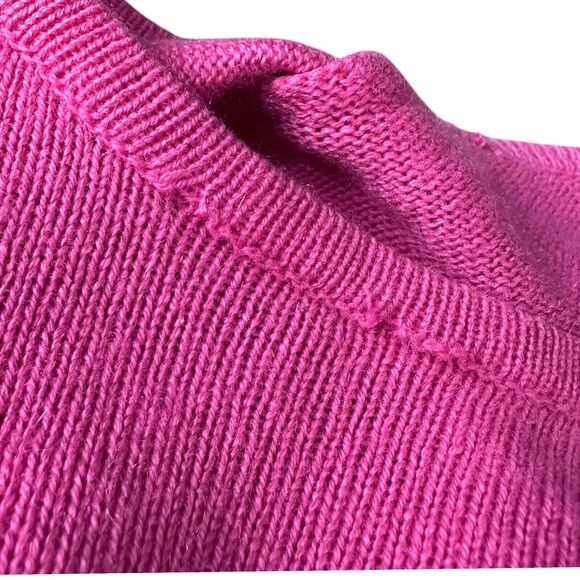Carlisle Sweater Women Small Pink Silk Cashmere Crew Neck Pullover Long Sleeve - Picture 11 of 11
